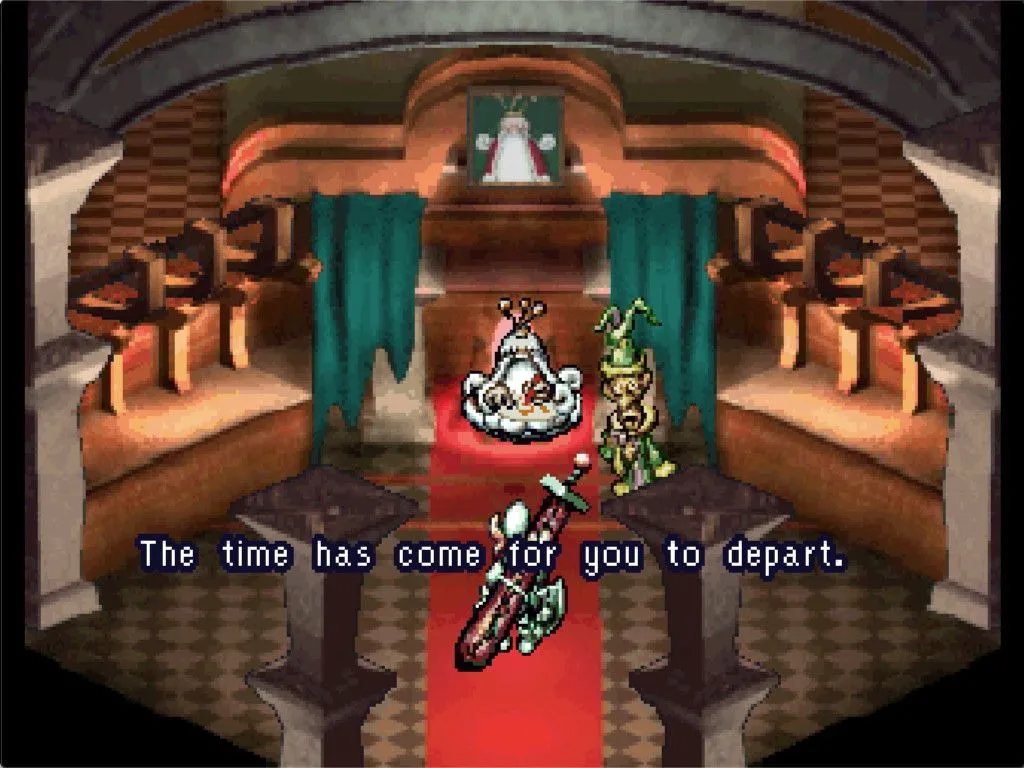 Cảnh trong game Moon: Remix RPG Adventure, thể hiện đồ họa pixel art độc đáo và không gian khám phá không thiên về chiến đấu, nơi người chơi thu thập &quot;Love&quot;.