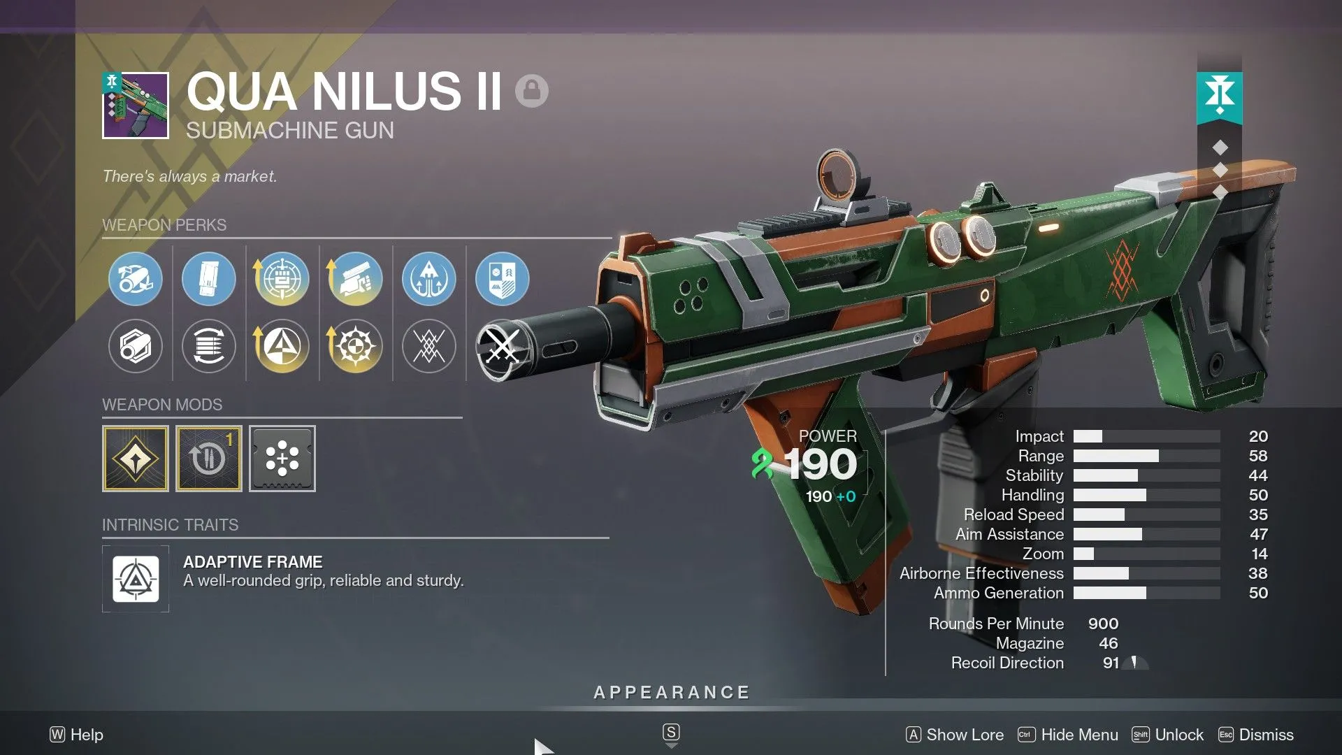 Chi tiết Qua Nilus II PvE God Roll trong Destiny 2