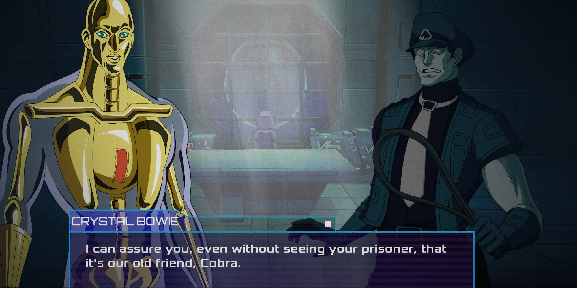 Cobra đối mặt với kẻ thù không đội trời chung Crystal Bowie trong Space Adventure Cobra - The Awakening