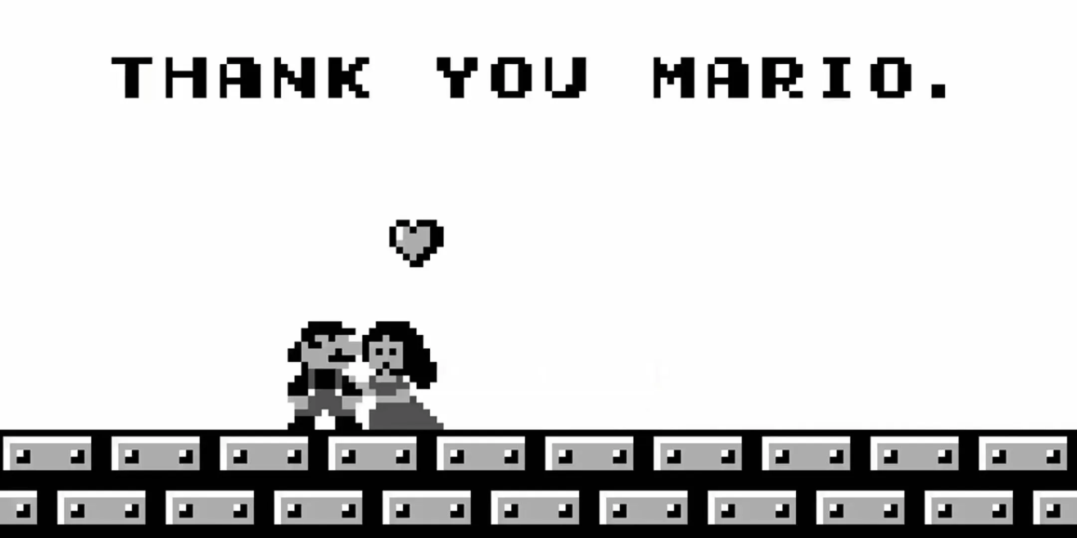 Công chúa Daisy cảm ơn Mario sau khi được giải cứu trong Super Mario Land trên Game Boy, tựa game mở đầu cho Daisy.