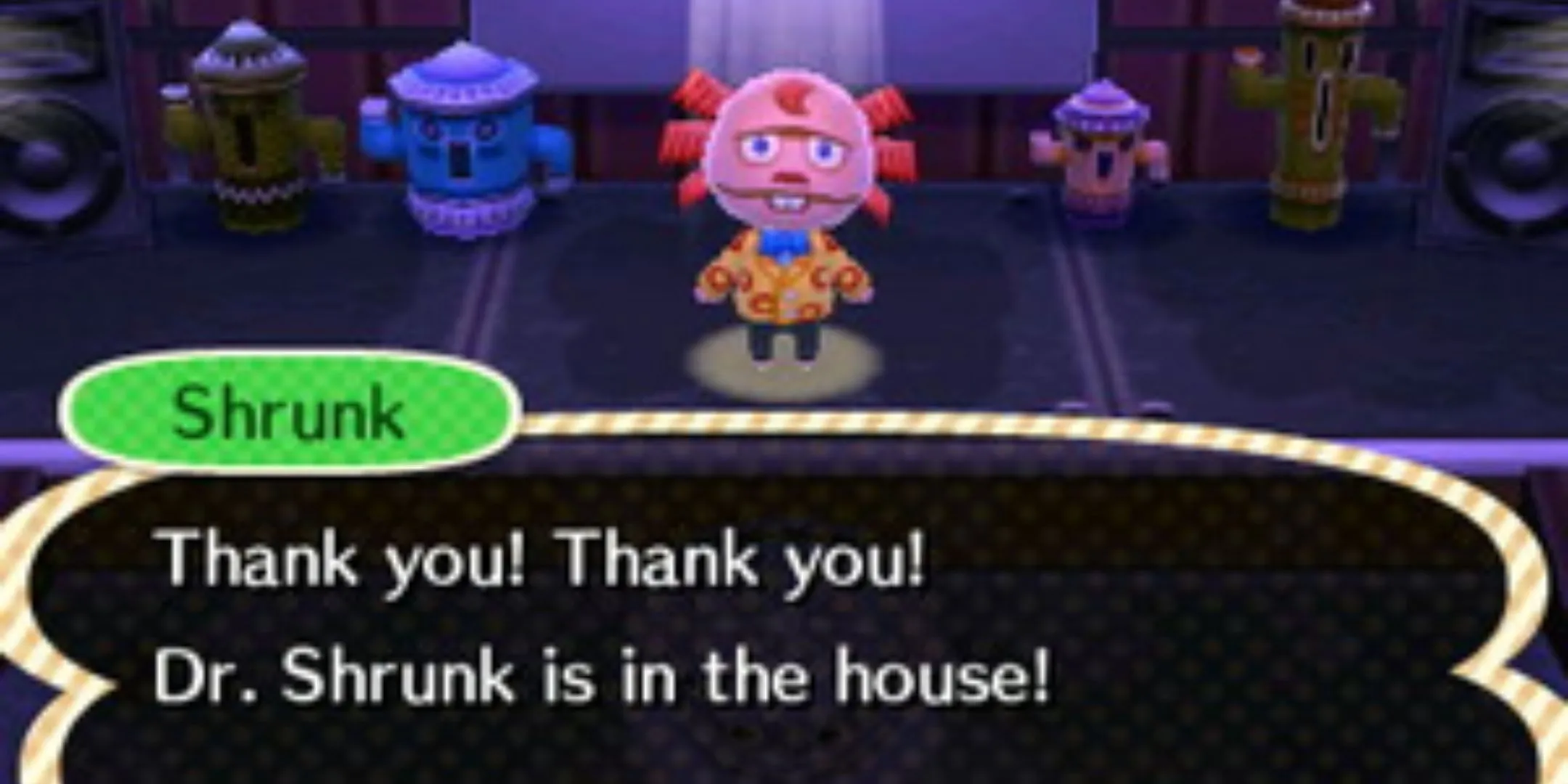 Dr. Shrunk biểu diễn sôi động tại Club LOL, điểm đến giải trí độc đáo của Animal Crossing: New Leaf