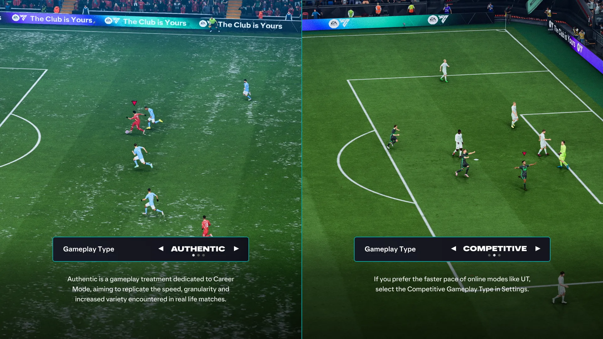 EA FC 26: Hai phong cách gameplay Competitive và Authentic song hành, mang đến trải nghiệm đa dạng cho mọi nữ game thủ