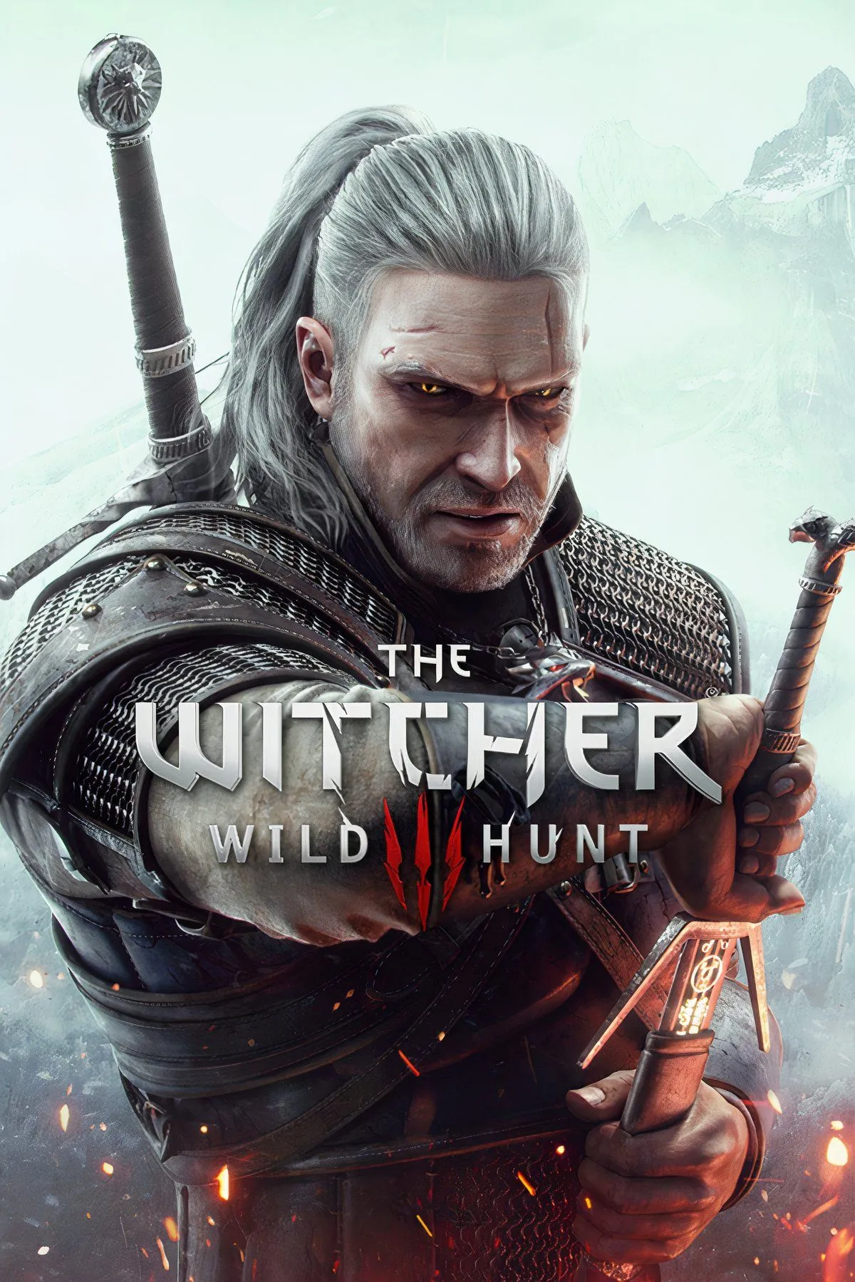 Geralt xứ Rivia và Ciri trong The Witcher 3: Wild Hunt, một game nhập vai hành động với các lựa chọn định hình số phận