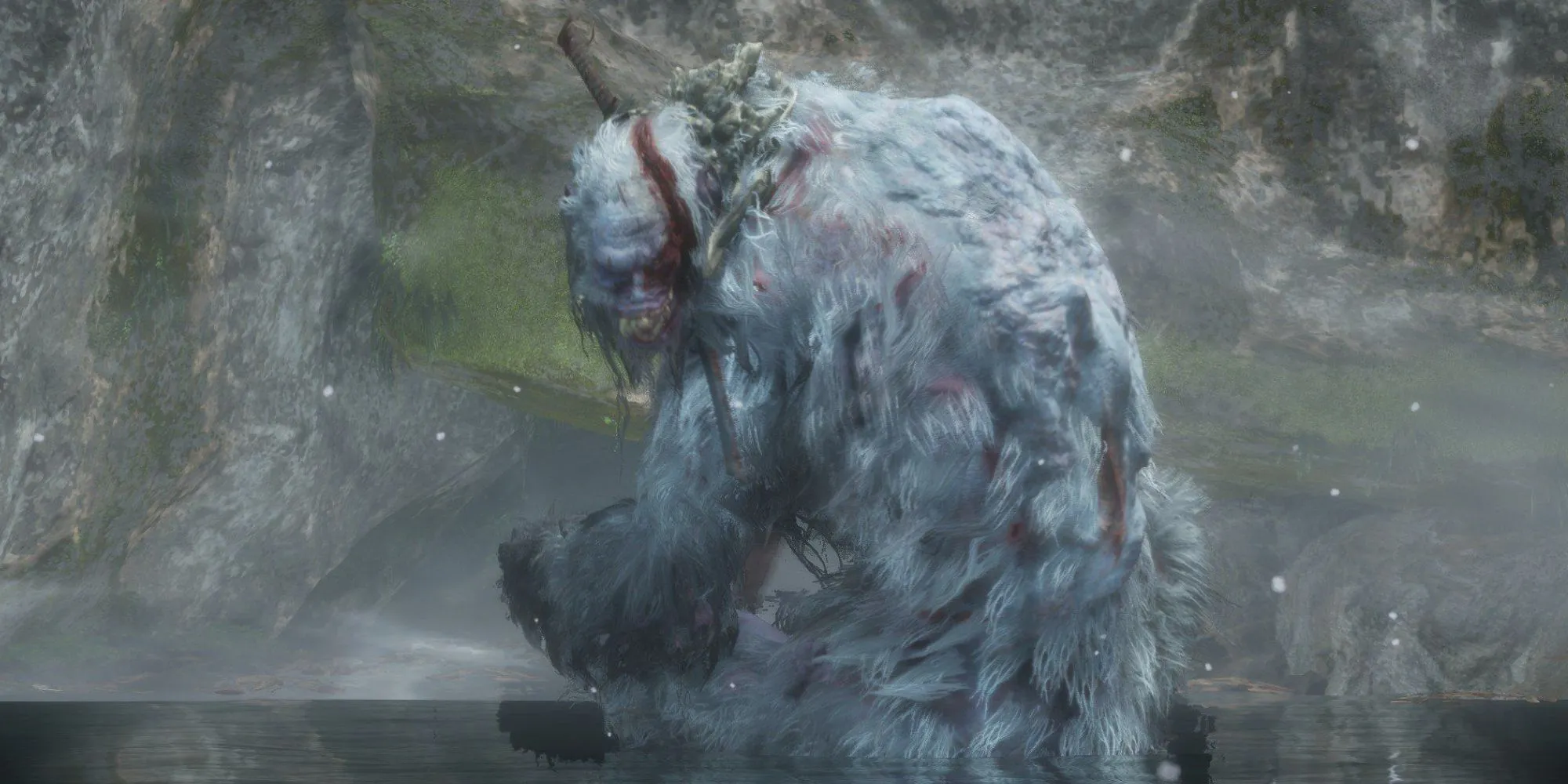 Guardian Ape với vết cắt đẫm máu trong Sekiro
