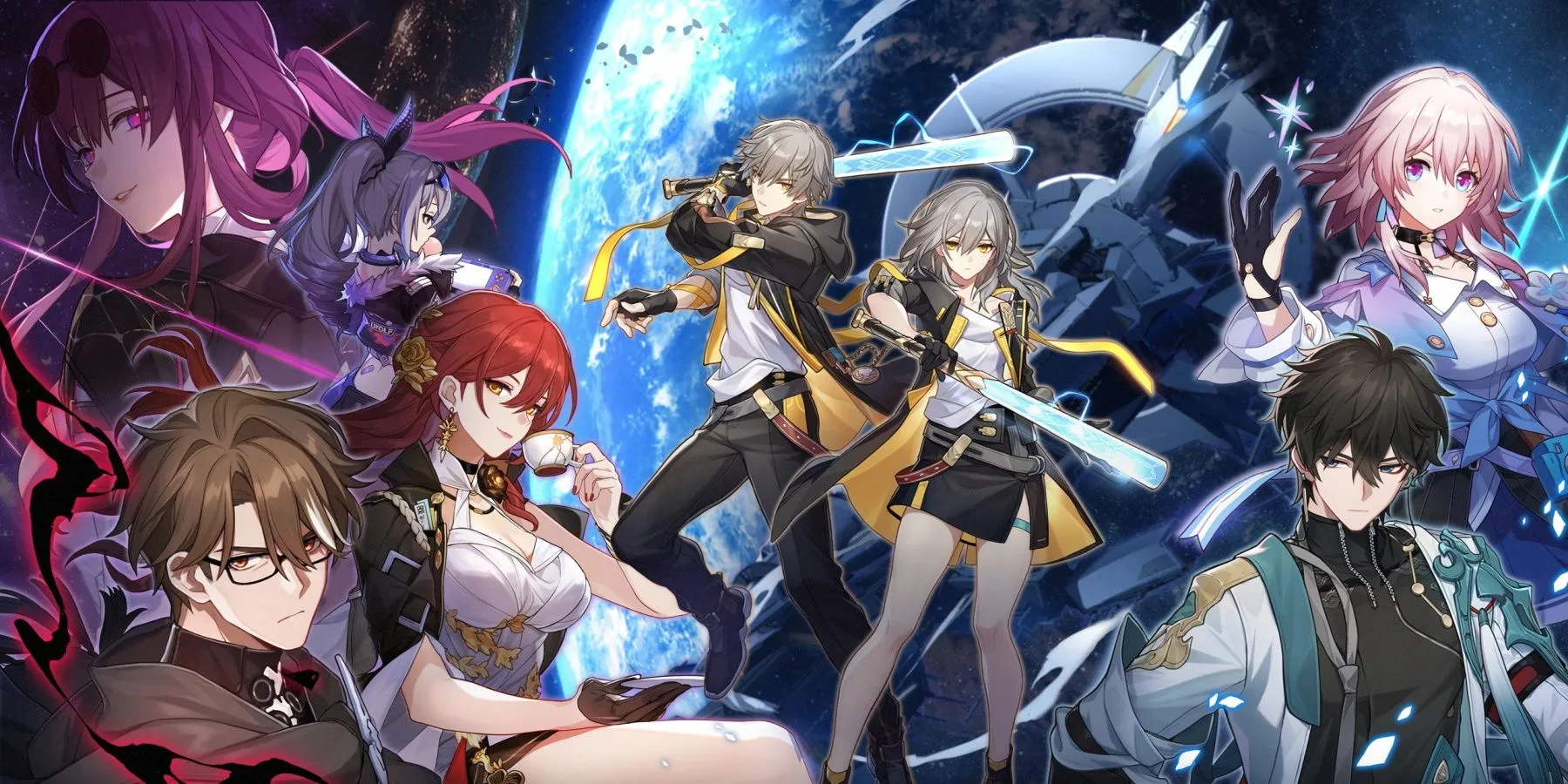 Hình ảnh game Honkai Star Rail chuẩn bị ra mắt, một tựa game phiêu lưu không gian hấp dẫn