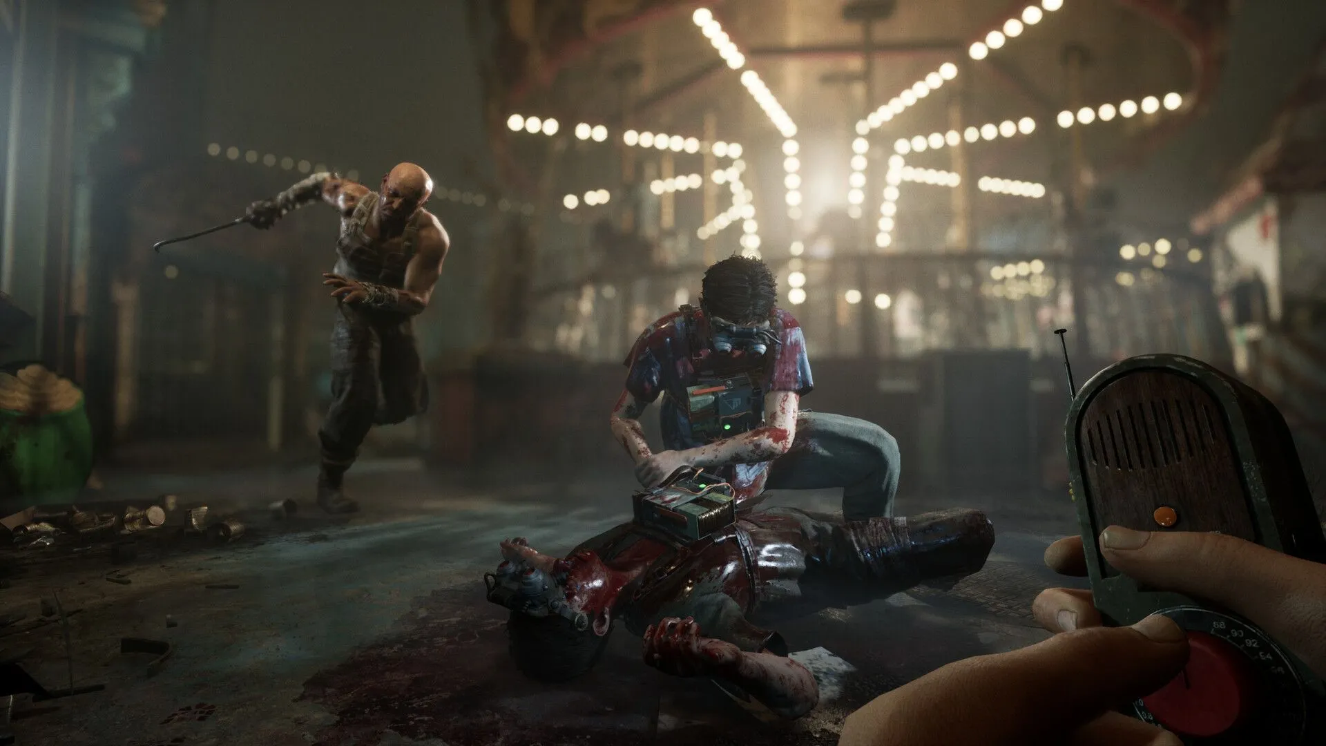 Hình ảnh nghệ thuật chính thức của The Outlast Trials, thể hiện không khí kinh dị và bí ẩn trong game