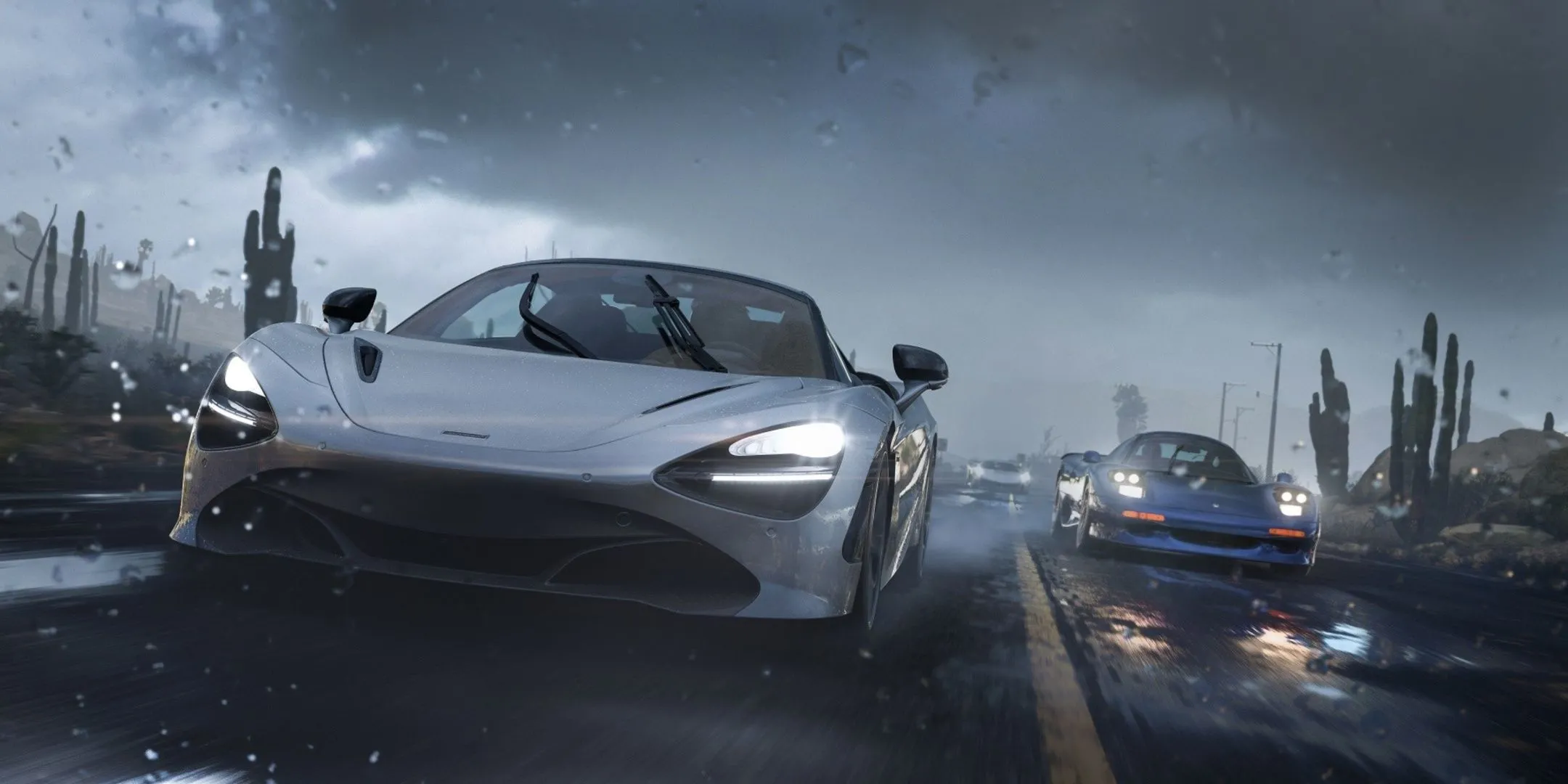 Hình ảnh quảng bá Forza Horizon 5 khi ra mắt trên PlayStation 5, thể hiện bước đi mới của Xbox trong việc mở rộng thị trường game độc quyền.
