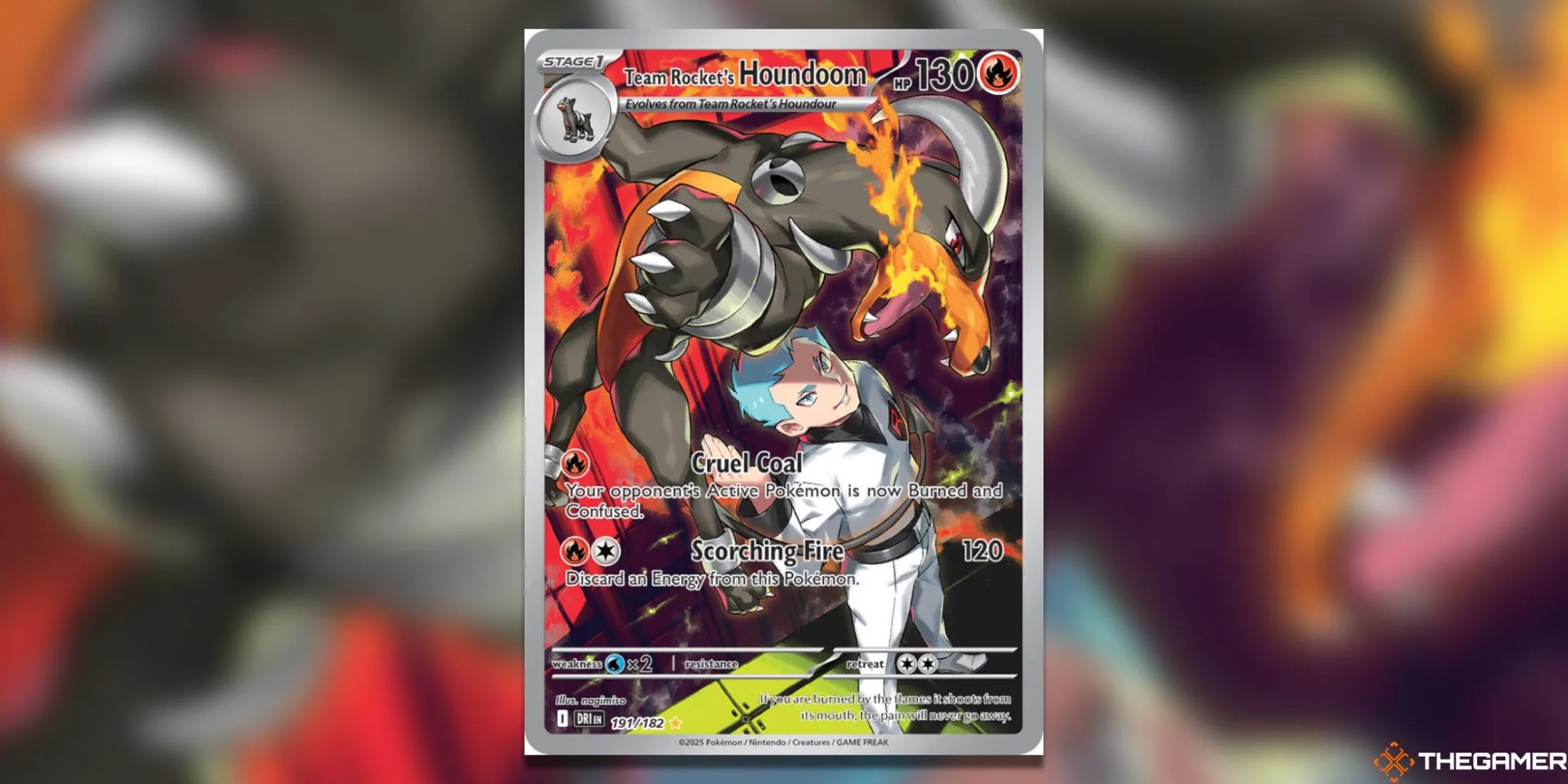 Houndoom của Team Rocket trong set Destined Rivals