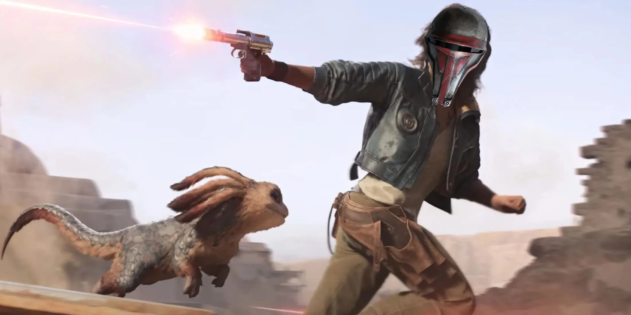 Kay Vess với trang phục độc đáo trong Star Wars Outlaws