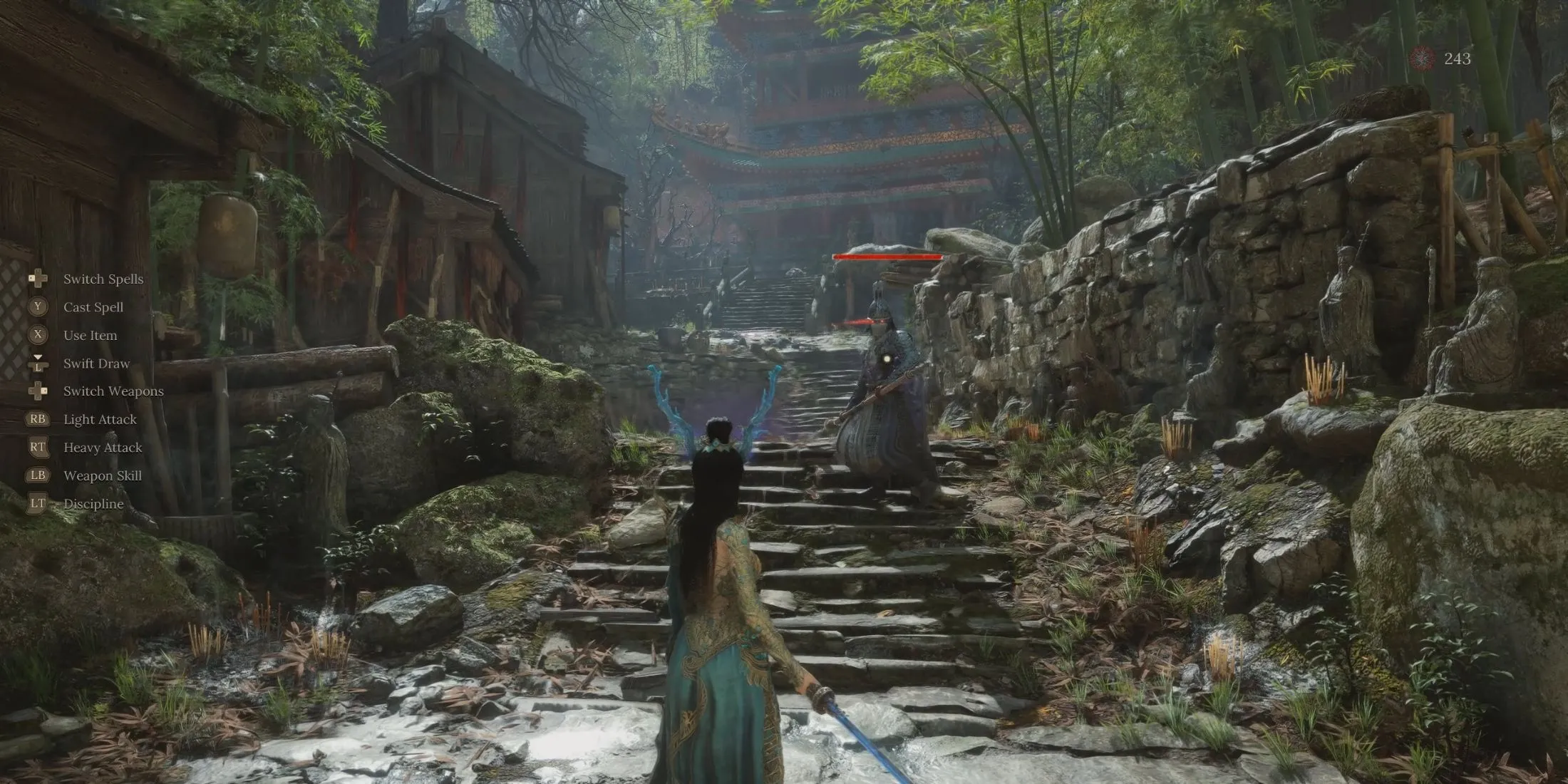Khám phá bản đồ Shu Sanctum trong Wuchang: Fallen Feathers, kiến trúc cổ kính