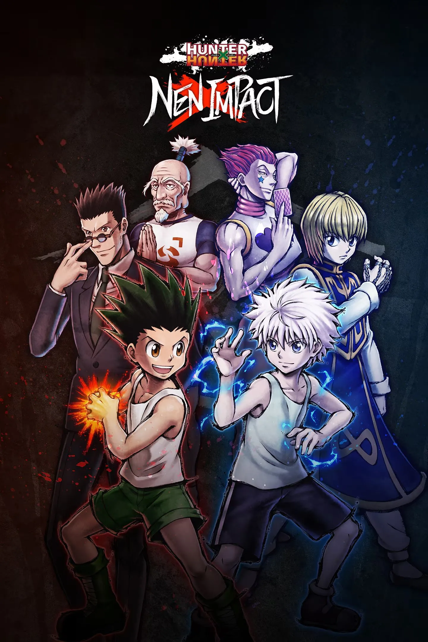 Logo chính thức và hình ảnh minh họa cho tựa game đối kháng Hunter x Hunter: Nen x Impact, báo hiệu một cuộc phiêu lưu đầy kịch tính.