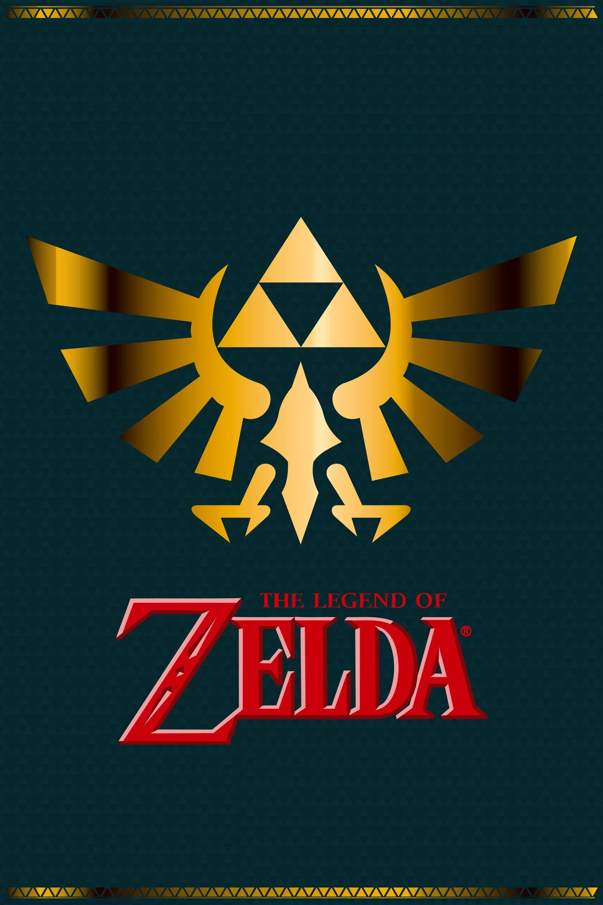 Logo series game The Legend of Zelda của Nintendo, một trong những thương hiệu game phiêu lưu hành động nổi tiếng nhất mọi thời đại.