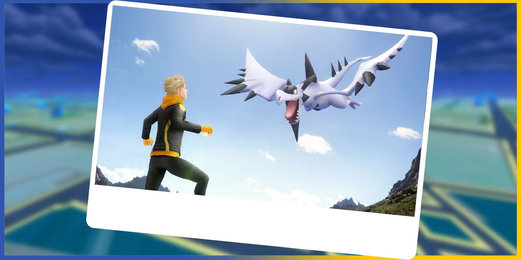 Mega Aerodactyl mạnh mẽ trong Raid, thách thức các huấn luyện viên Pokemon GO với sức mạnh hệ Đá và Bay.