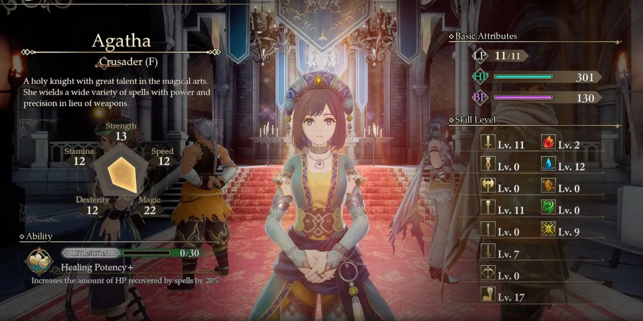 Một Crusader trong game Romancing SaGa 2: Revenge Of The Seven, minh họa cho sự đa dạng về lớp nhân vật và phong cách chiến đấu trong tựa JRPG độc đáo này.