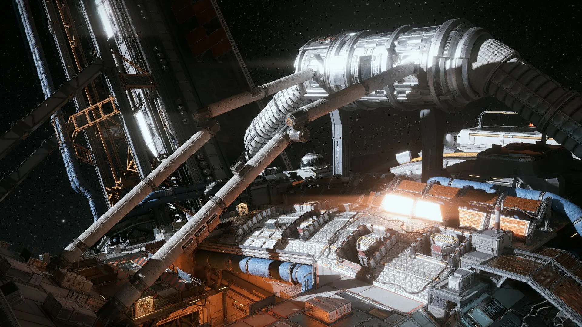 Một phi hành gia khám phá không gian zero-G, thể hiện độ chân thực và môi trường đầy thử thách trong The Expanse Osiris Reborn.