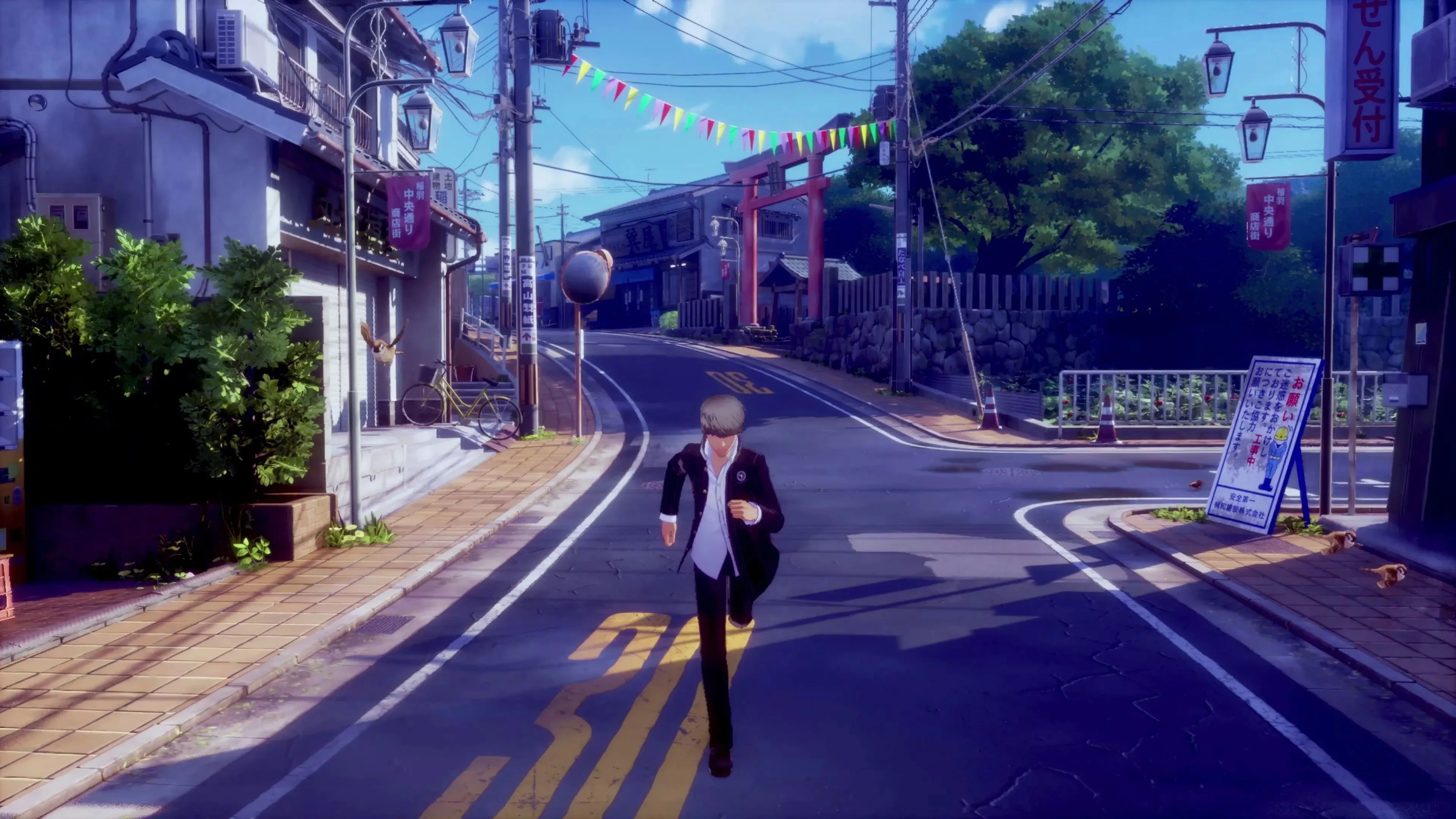 Nhóm nhân vật chính trong game Persona 4 Revival với tông màu ấm áp và nét vẽ manga đặc trưng của Atlus, biểu tượng cho sự trở lại đầy mong đợi của tựa game JRPG kinh điển.
