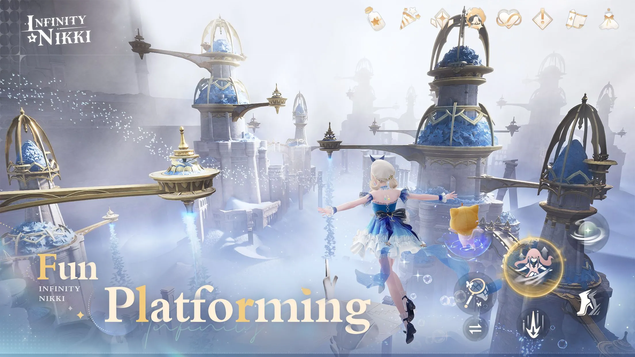 Nikki tự tin tạo dáng với phong cách cá nhân, thể hiện sự sáng tạo không giới hạn trong Infinity Nikki
