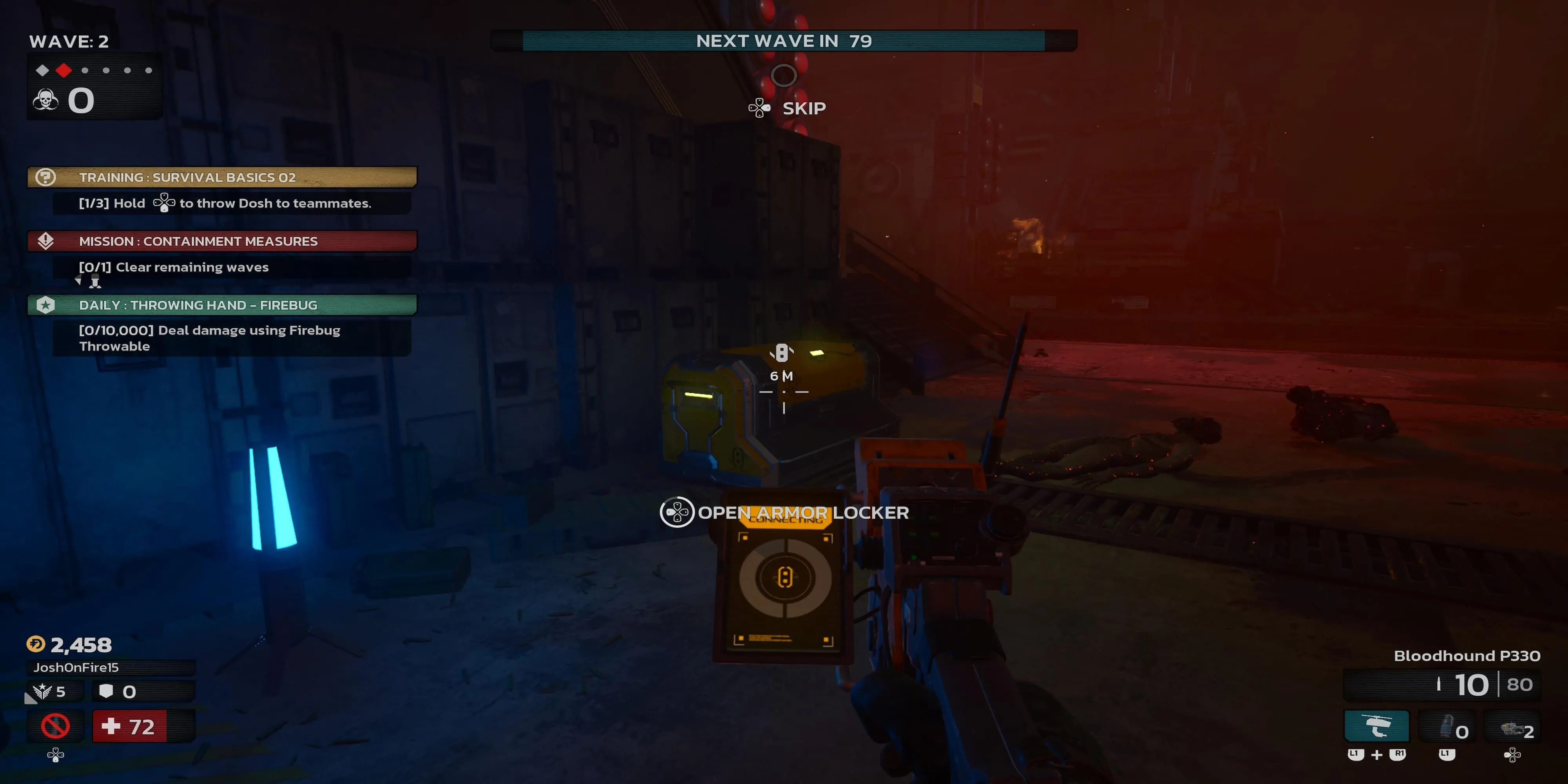 Nữ game thủ sử dụng đa công cụ để phá hủy tủ giáp trong Killing Floor 3, khám phá nguyên liệu ẩn