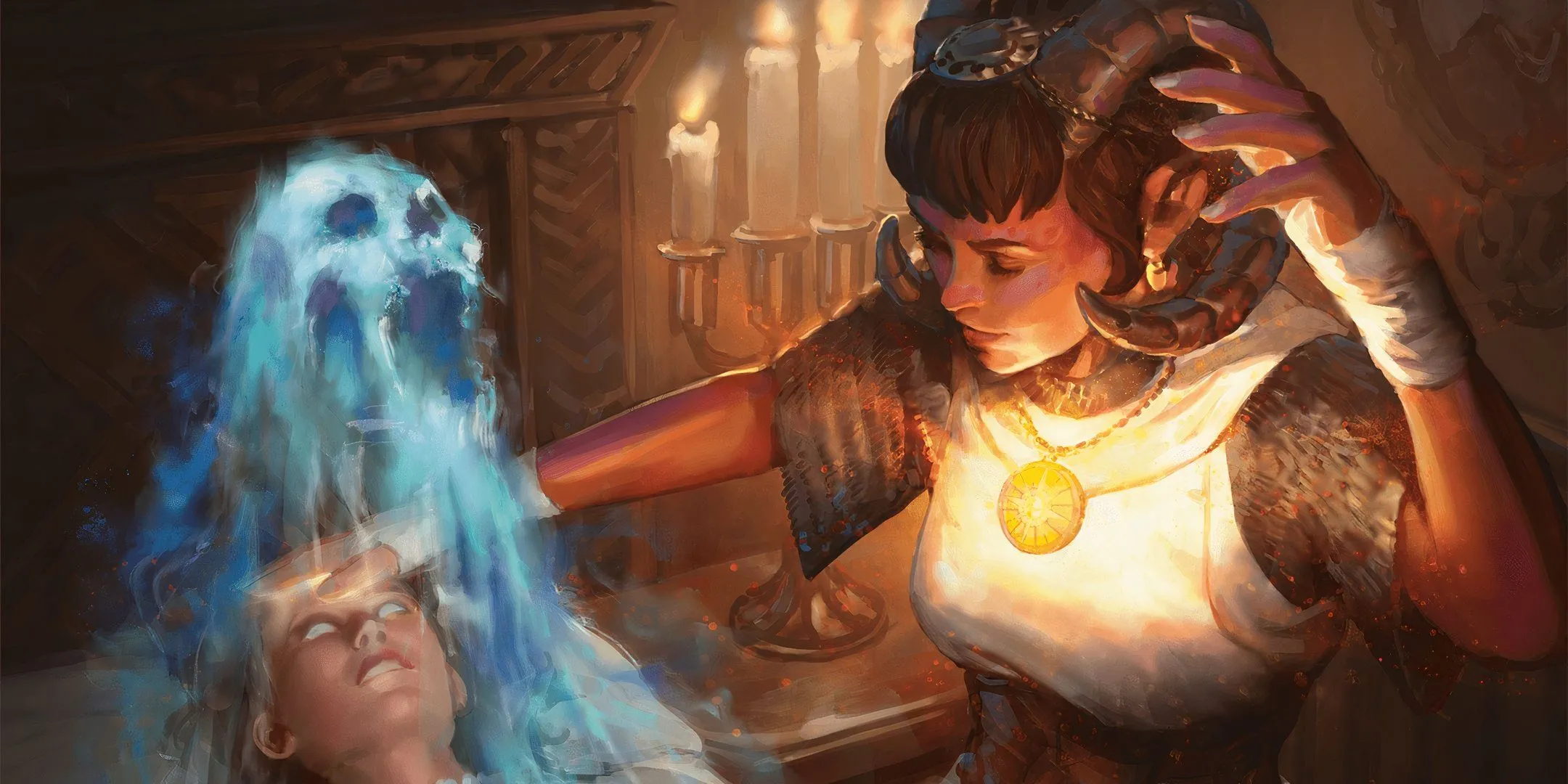 Pháp sư D&amp;D triệu hồi hộp sọ ma thuật bằng phép thuật Necromancy đầy tranh cãi.