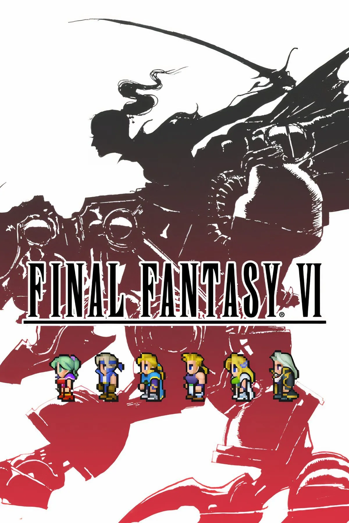 Strago Magus, pháp sư Blue Mage cao tuổi trong Final Fantasy 6, đứng giữa khung cảnh huyền ảo của thế giới game