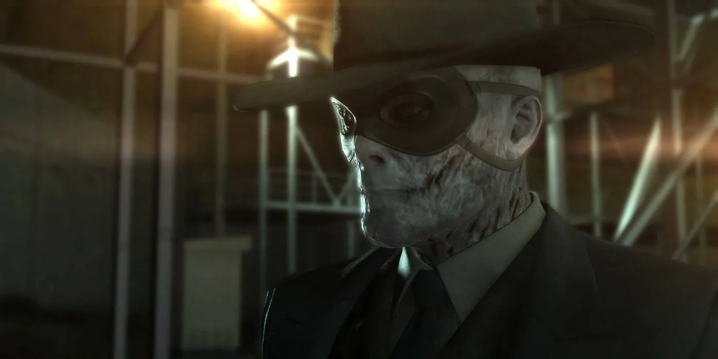 Tên trùm bí ẩn Skull Face trong Metal Gear Solid V, một trong những tên nhân vật biểu tượng của Kojima.