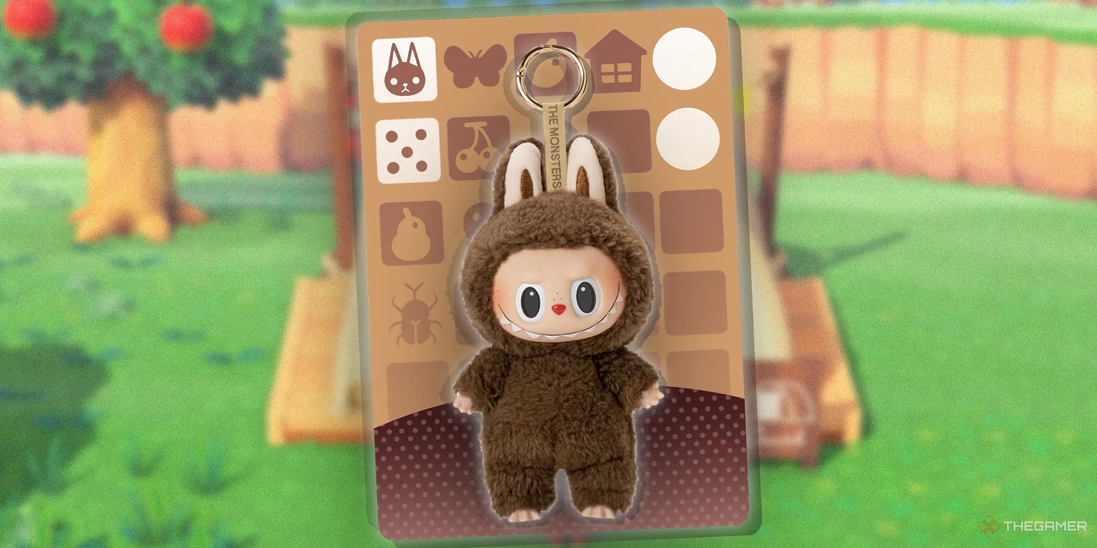 Thẻ Amiibo Labubu đáng yêu dành riêng cho Animal Crossing: New Horizons, mở khóa vật phẩm độc đáo.