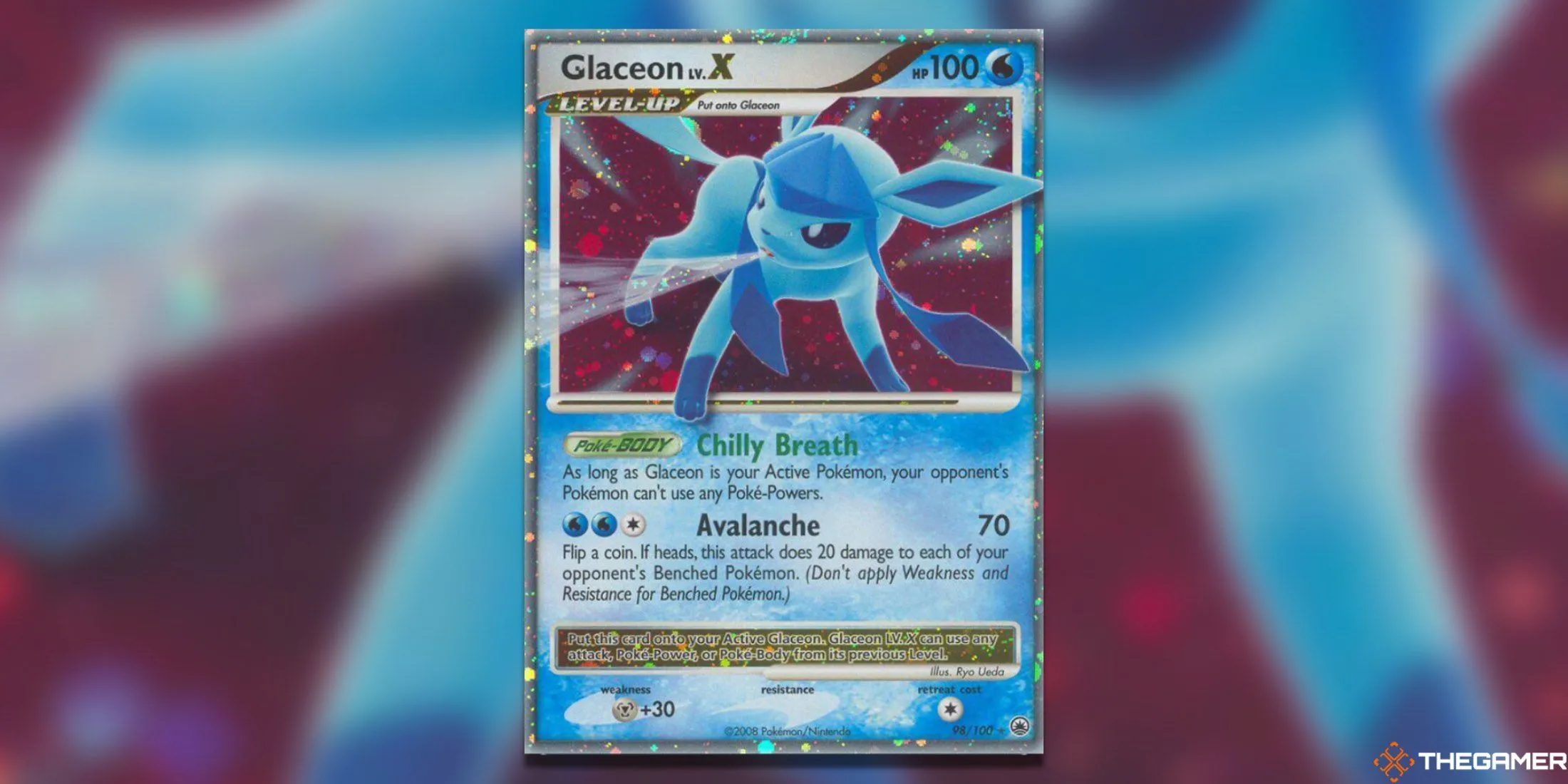Thẻ bài Pokemon TCG Glaceon LV. X Majestic Dawn, thẻ LV. X giá trị nhất