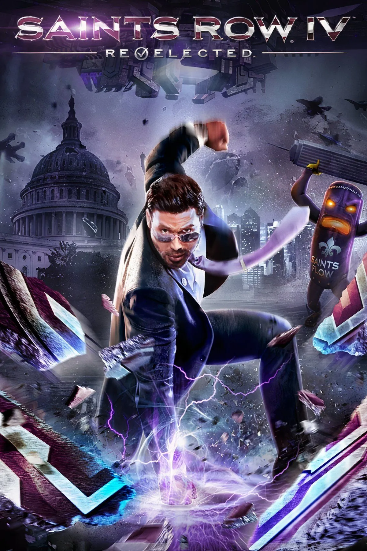 Thế giới Steelport biến dạng và siêu năng lực bá đạo trong Saints Row 4