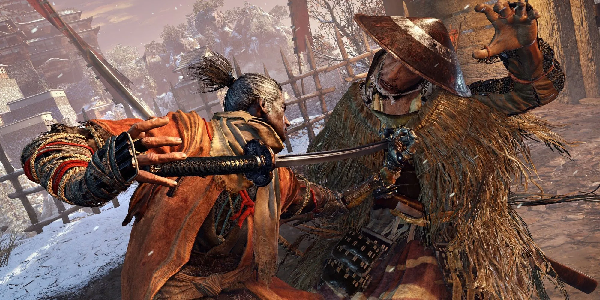 Tiêu diệt kẻ địch bằng đòn đánh lén Katana trong Sekiro: Shadows Die Twice