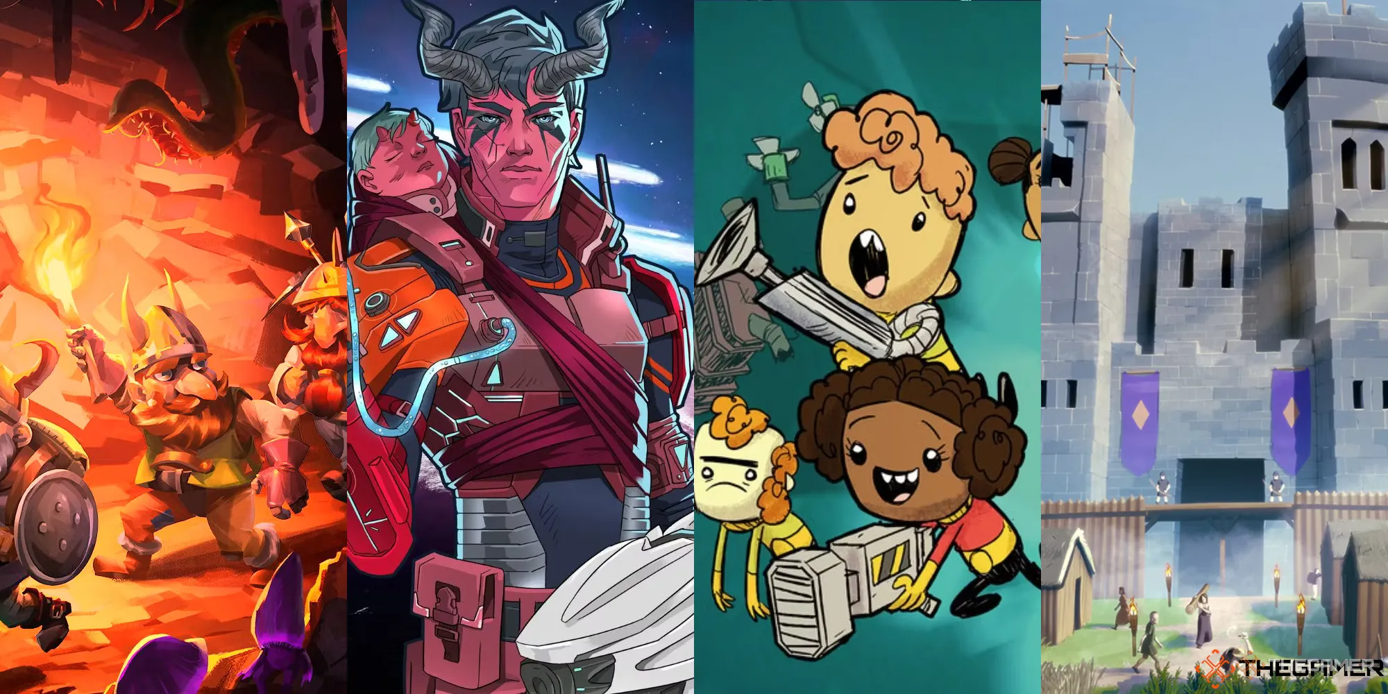 Tổng hợp hình ảnh các game mô phỏng xây dựng thuộc địa hàng đầu, bao gồm Oxygen Not Included, minh họa thể loại game quản lý sâu sắc.