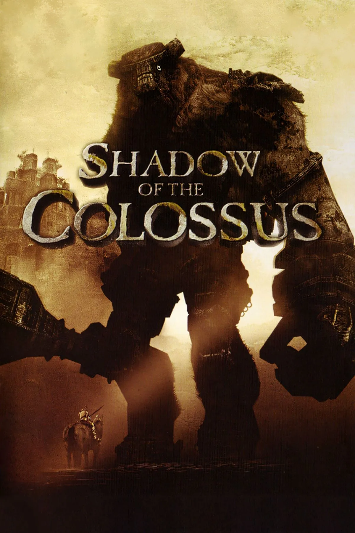 Wander cưỡi ngựa Agro một mình đối đầu với những Colossi khổng lồ trong Shadow of the Colossus.