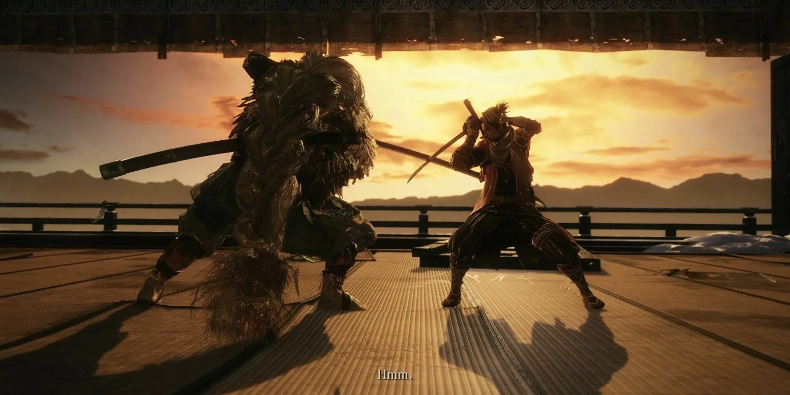 Wolf chiến đấu với The Owl trong Sekiro: Shadows Die Twice