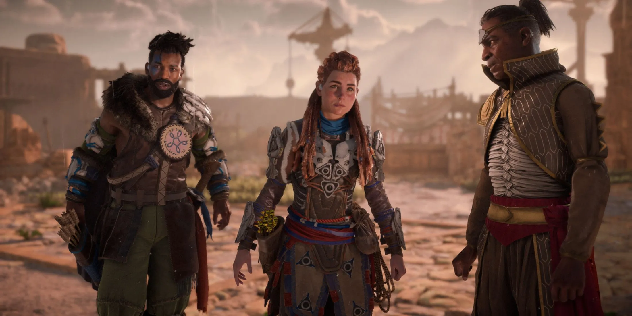 Aloy và Varl cùng nhau trong Horizon Forbidden West, minh họa vai trò bạn đồng hành tiềm năng
