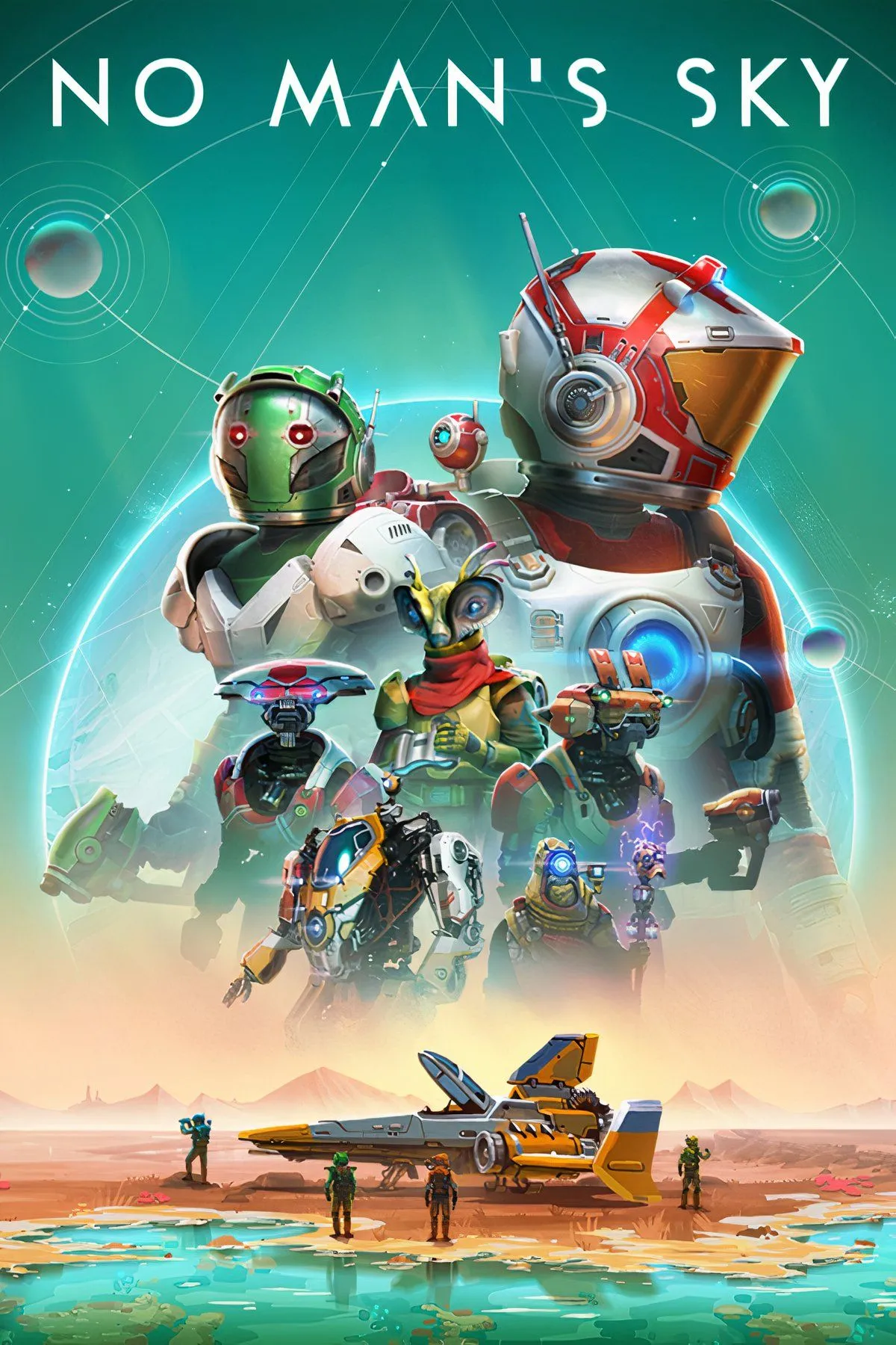 Giao diện khám phá không gian rộng lớn của No Man's Sky, gợi mở những hành trình bất tận và trải nghiệm game đã được cải thiện đáng kể qua các bản cập nhật.