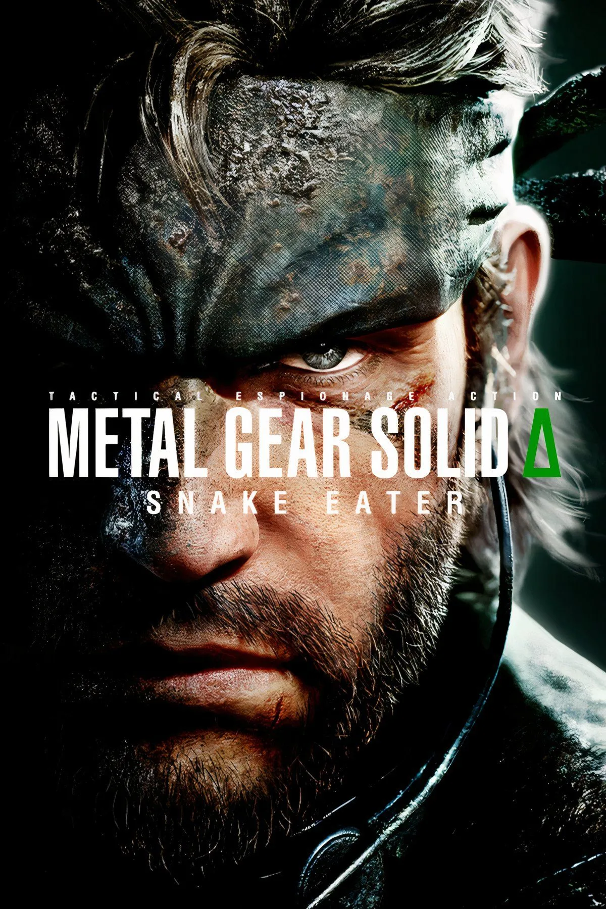 Hình ảnh bìa của Metal Gear Solid Delta: Snake Eater, giới thiệu phiên bản làm lại của tựa game hành động lén lút kinh điển.