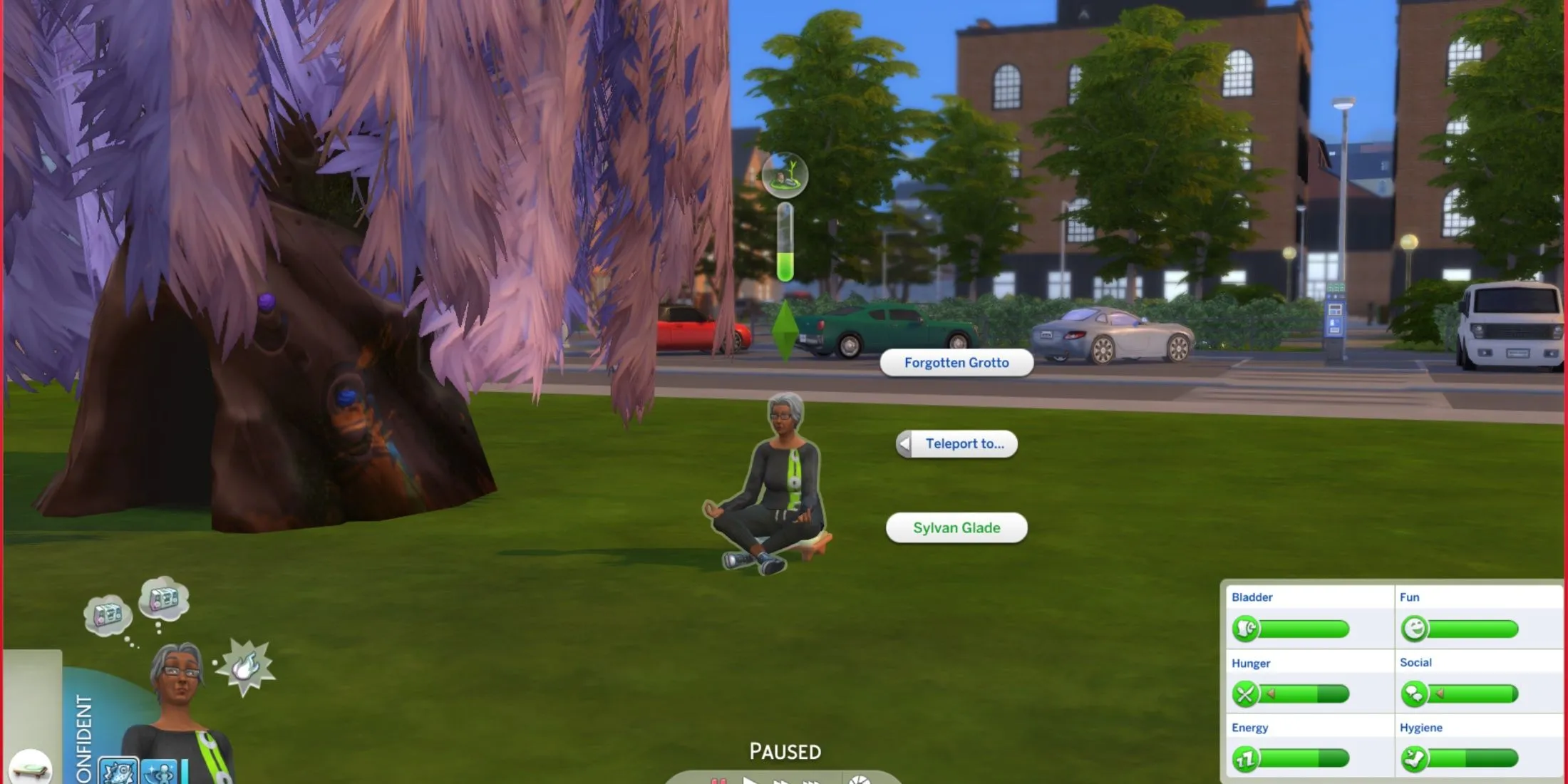 Hình ảnh minh họa tính năng dịch chuyển trong The Sims 4, một chi tiết nhỏ nhưng thú vị trong thế giới game