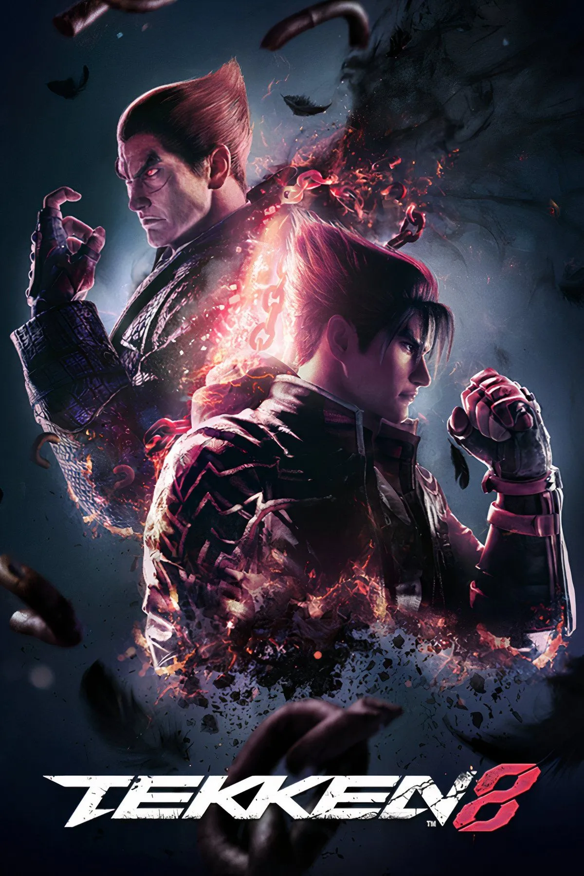 Hình ảnh quảng bá Tekken 8, với các chiến binh dũng mãnh sẵn sàng tham gia trận chiến nảy lửa.