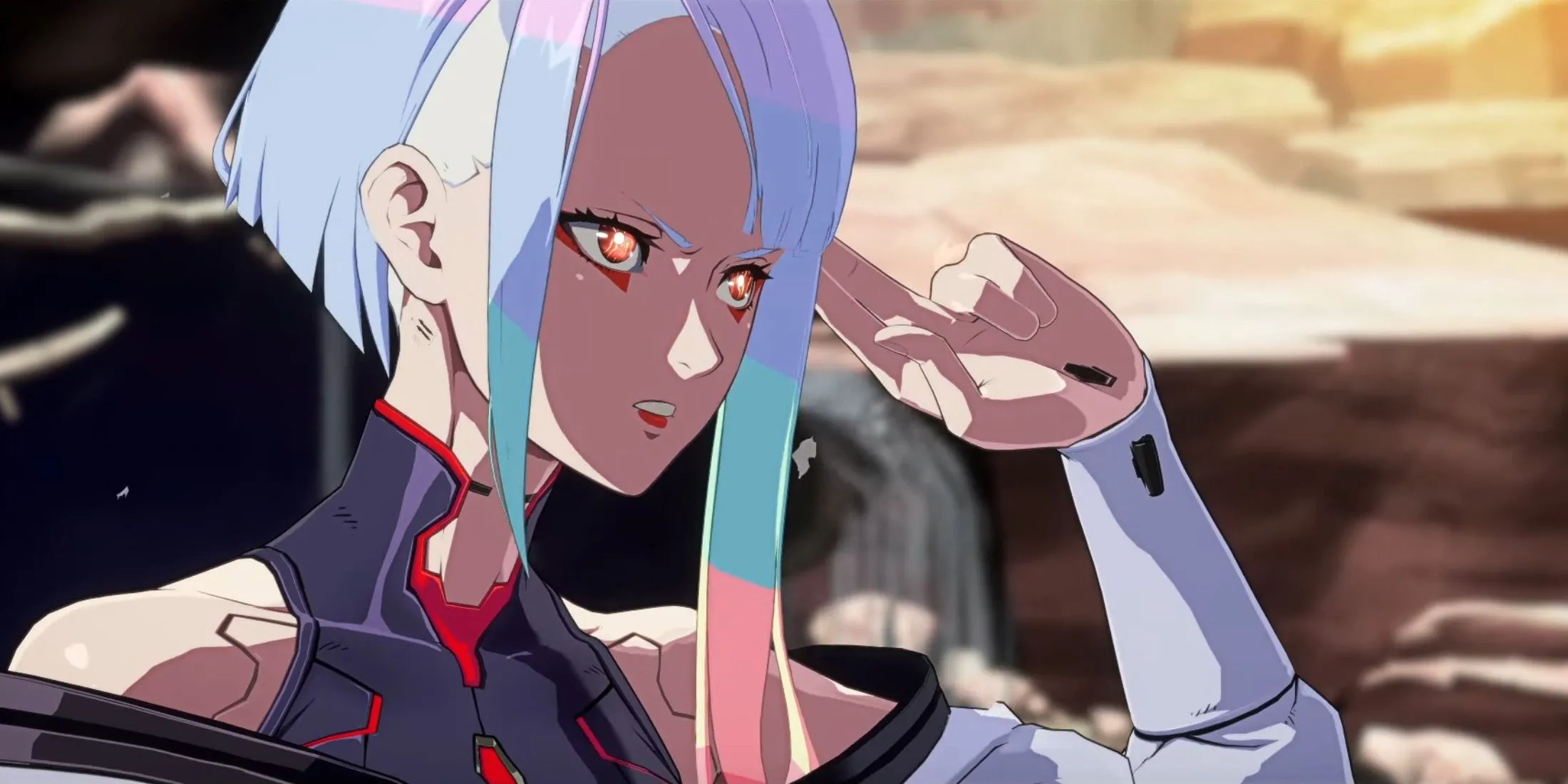 Lucy Cyberpunk Edgerunners nhân vật DLC Guilty Gear Strive