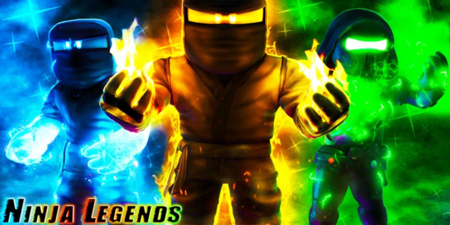 Nữ game thủ Ninja Legends đang thực hiện các kỹ năng để thăng cấp nhanh trong game Roblox.
