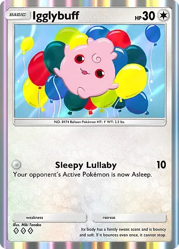 Thẻ bài Baby Pokémon Igglybuff dễ thương từ gói Secluded Springs.