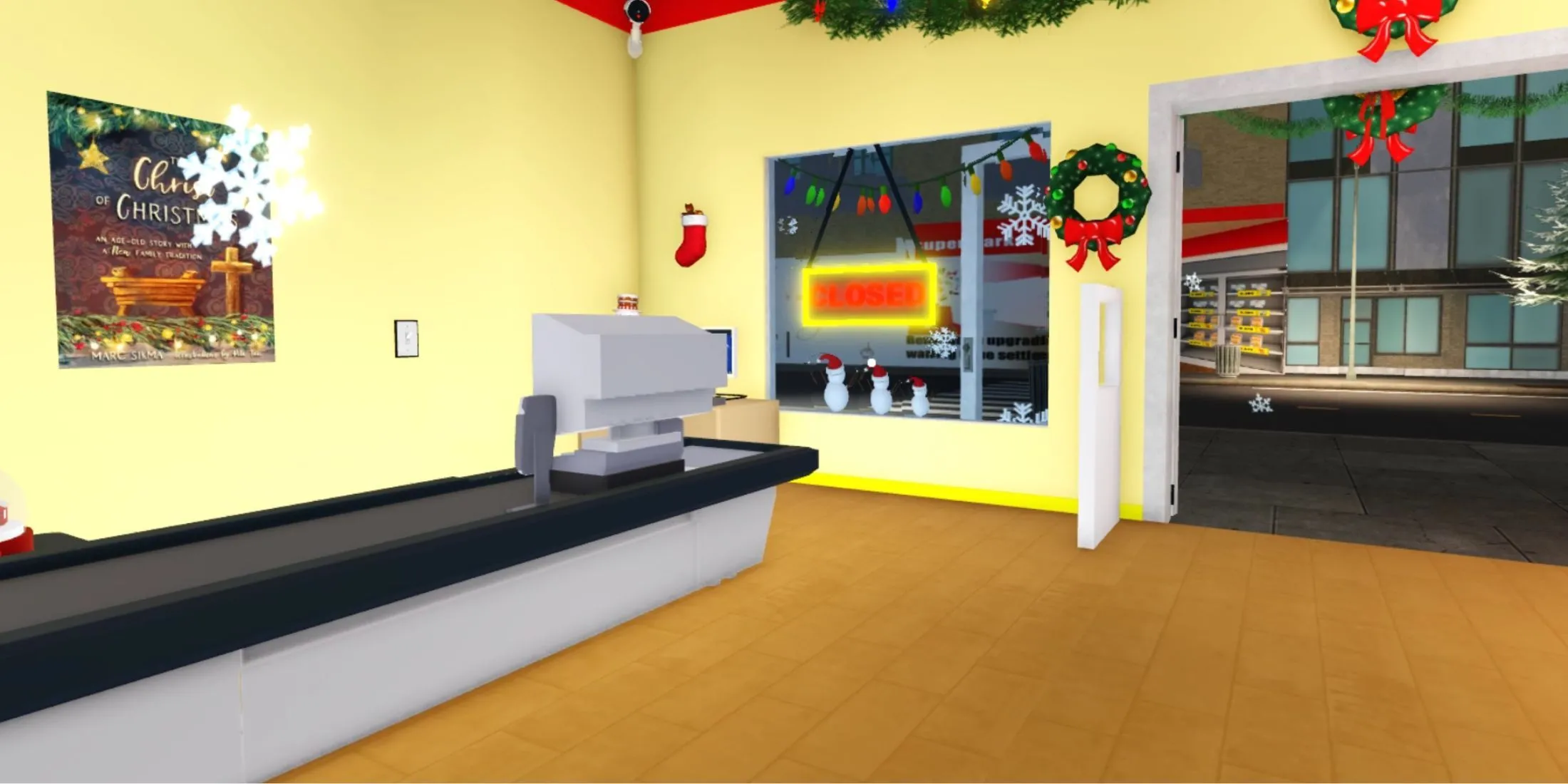 Toàn cảnh một siêu thị nhộn nhịp trong Supermarket Simulator, khuyến khích phát triển kinh doanh